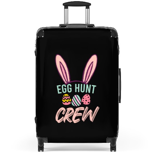 Egg Hunt Crew Funny Easter Day Suitcases