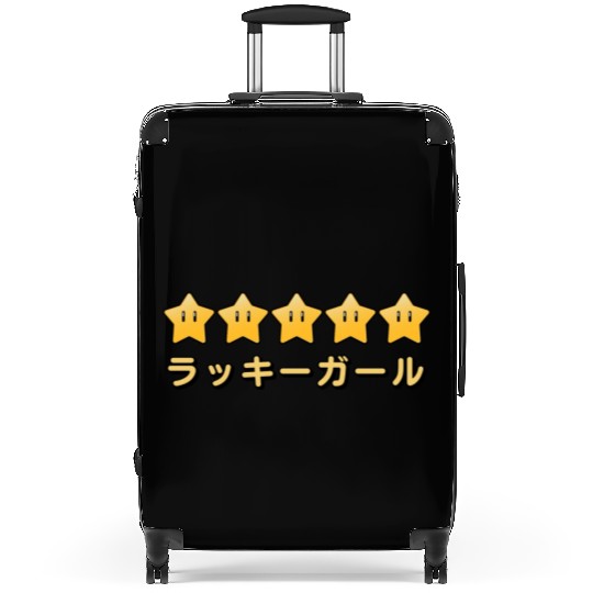 Lucky Girl Energy - Japanese Video Game Stars Suitcases