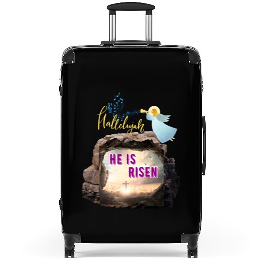 He Is Risen- Hallelujah Suitcases