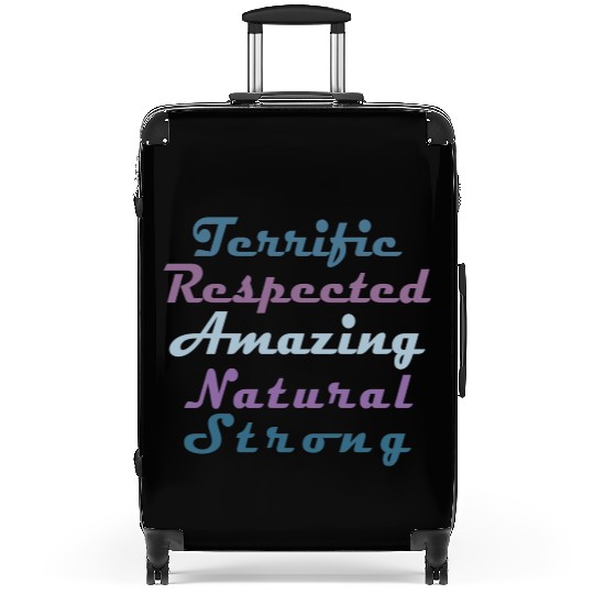 Terrific Respected Amazing Natural Strong Suitcases