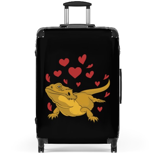 Animal Bearded Dragon Lover Reptile Bearded Dragon Suitcases