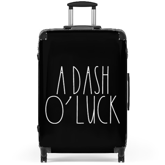A Dash O' Luck White Rae Dunn Inspired Minimalist Suitcases
