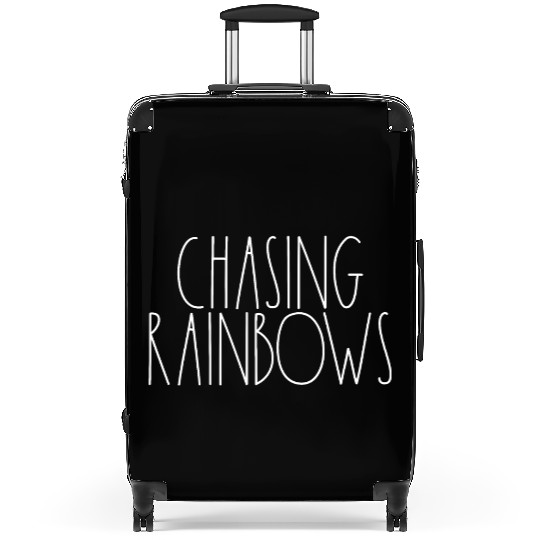 Chasing Rainbows White Rae Dunn Inspired Decor Suitcases