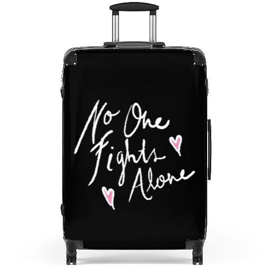 no one fights alone Suitcases