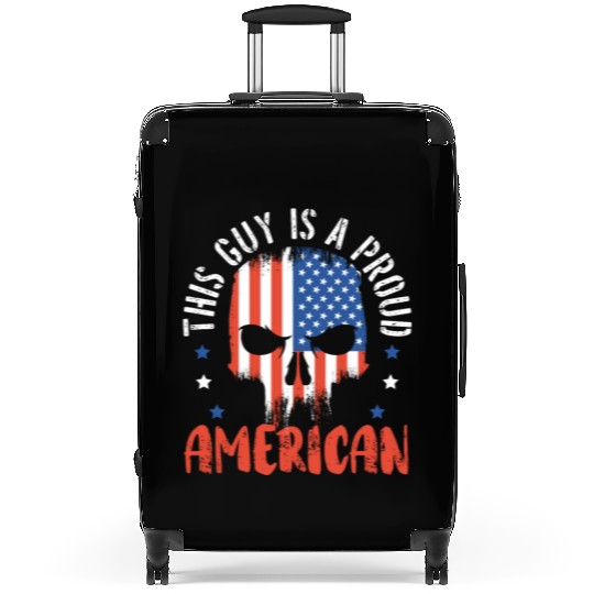 Patriotic America USA Flag 4th Of July American Suitcases