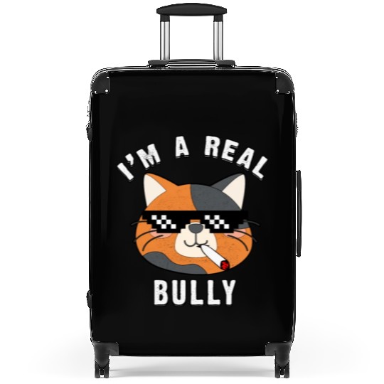 I Am A Real Bully- Gift For Cat Lovers Suitcases