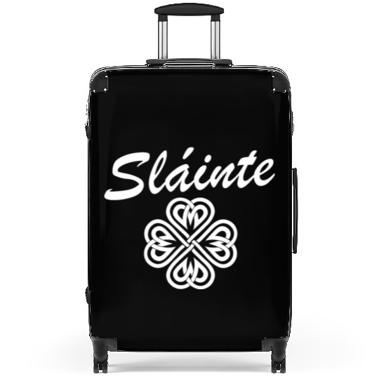 Slainte Shamrock Cheers Salute St. Patrick's Day Suitcases