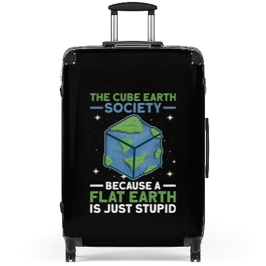 The Cube Earth Society Earth Planet Space Lover Suitcases