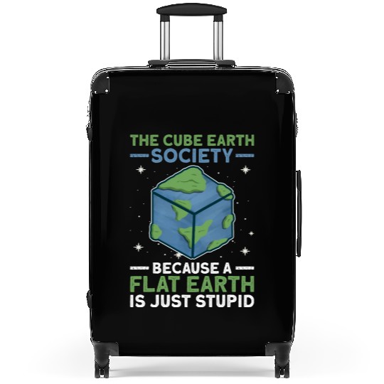 The Cube Earth Society Earth Planet Space Lover Suitcases