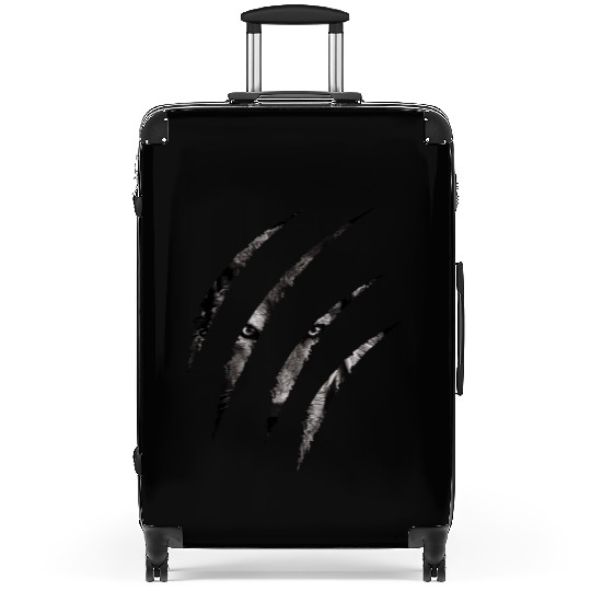 claws mark | Pack of Alpha Wolf were here Suitcases