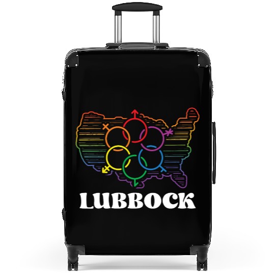 Lubbock Pride Month Pride Flag LGBT Community LGBT Suitcases