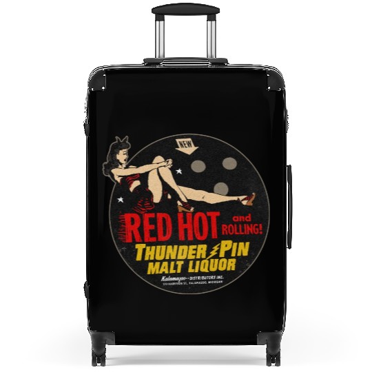 Vintage Bowler Malt Liquor Deluxe Suitcases