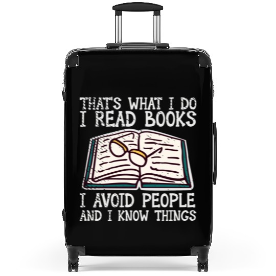 Book Lover Literature Book Reading Novels Suitcases