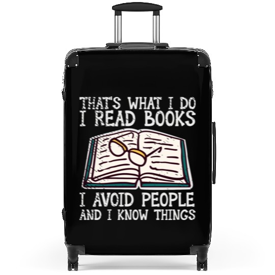 Book Lover Literature Book Reading Novels Suitcases