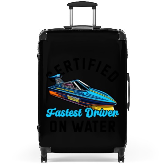 Drag Boat Racing Racer Speed Motor Boat Driver Suitcases