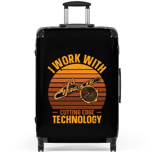 I Work With Cutting Edge Technology Woodworker Suitcases