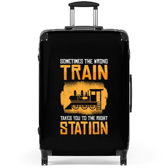 Train Transportation Train Lover Train Station Suitcases
