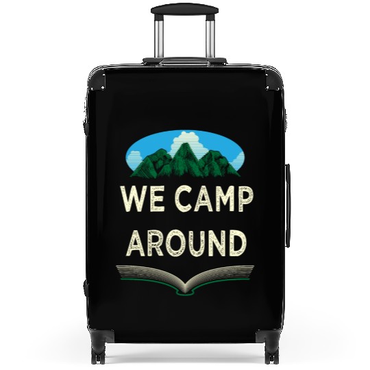 We Camp Around Summer Camping Tropical Camper Hiki Suitcases