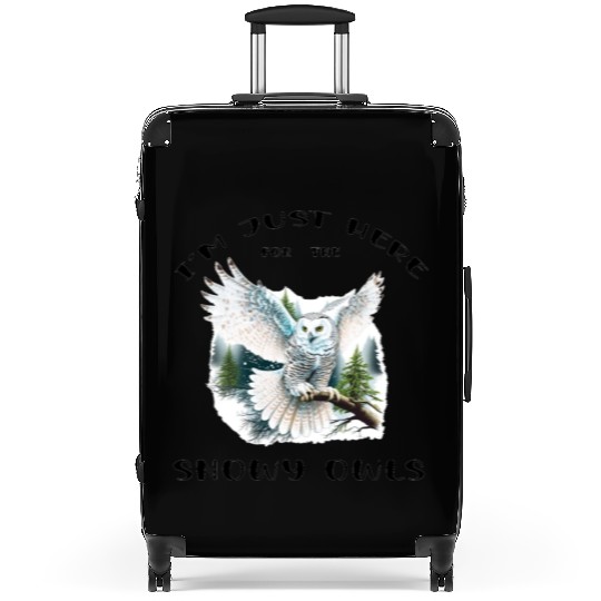 I'm Just Here for the Snow Owls - Birdwatching Suitcases
