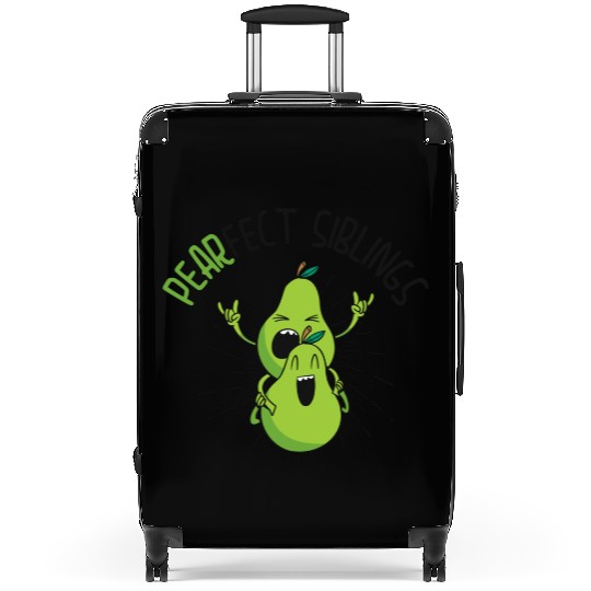 Siblings Pear Fruit Big Brother Sister Goals Suitcases