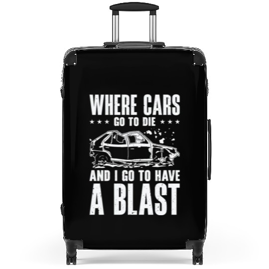 Demolition Derby Car Demo Driver Suitcases