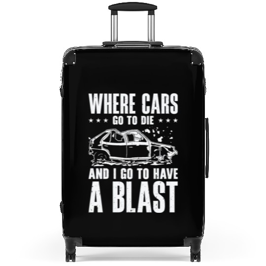 Demolition Derby Car Demo Driver Suitcases