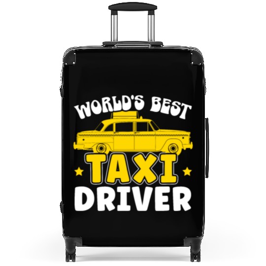 World's Best Taxi Driver Taxicab Cab Driver Cabbie Suitcases