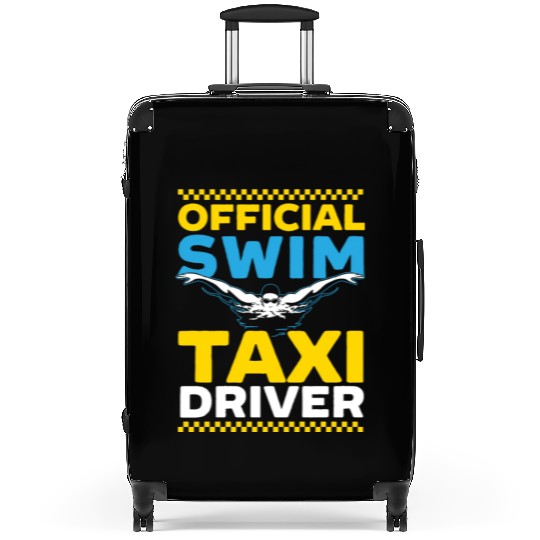 Official Swim Taxi Driver Taxi Taxicab Cab Driver Suitcases