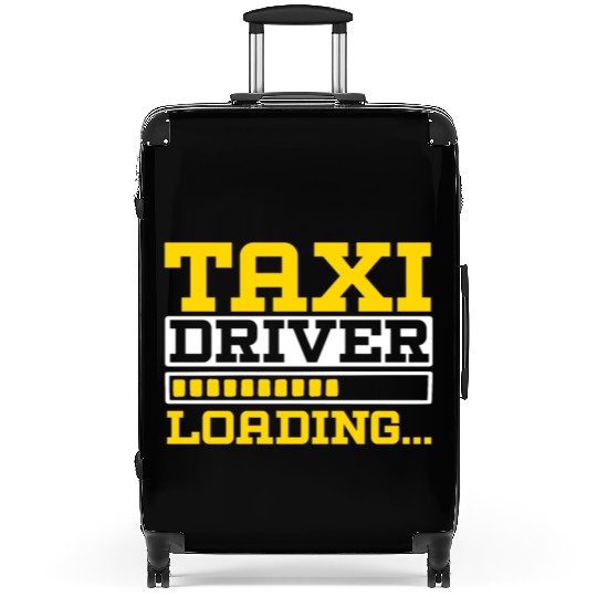Taxi Driver Loading Taxicab Cab Driver Cabbie Suitcases
