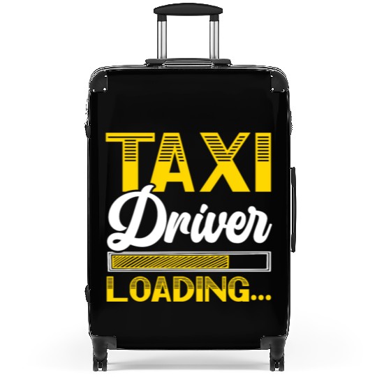Taxi Driver Loading Taxicab Cab Driver Cabbie Suitcases