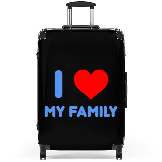 I Love My Family Suitcases