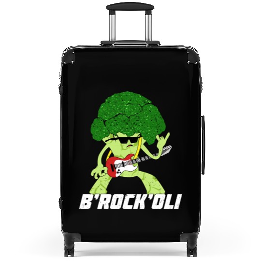 Funny Electric Guitar Rock Music Guitarist Suitcases
