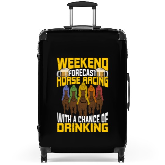Weekend Forecast Horse Racing Suitcases