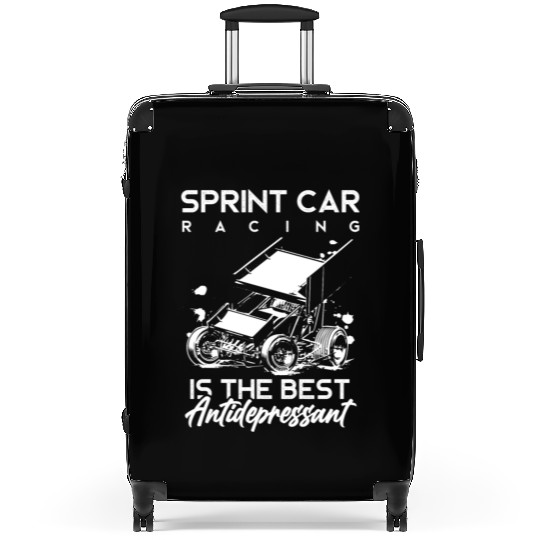 Sprint Car Racing, sprint car, dirt track racers Suitcases