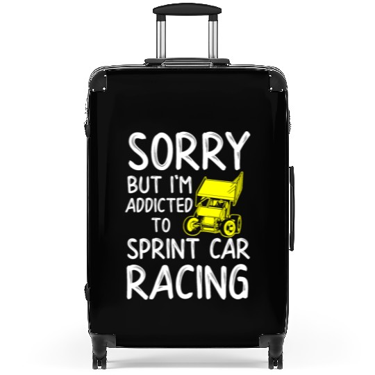 Sprint Car Racing, sprint car, dirt track racers Suitcases