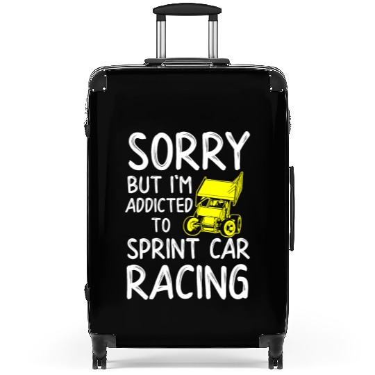 Sprint Car Racing, sprint car, dirt track racers Suitcases