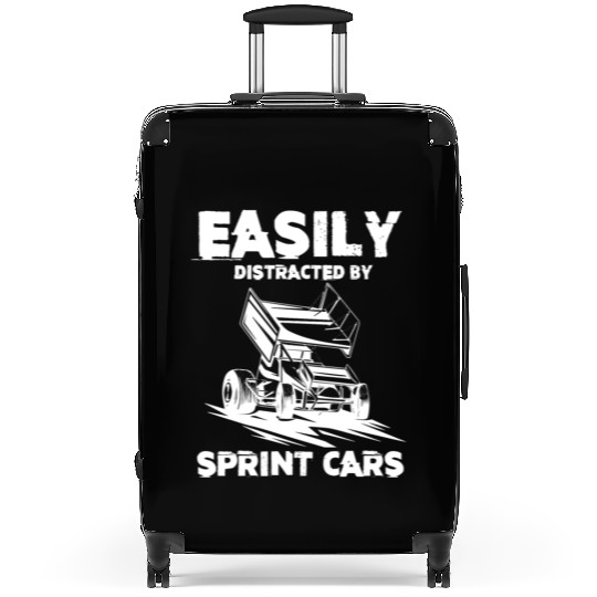 Sprint Car Racing, sprint car, dirt track racers Suitcases