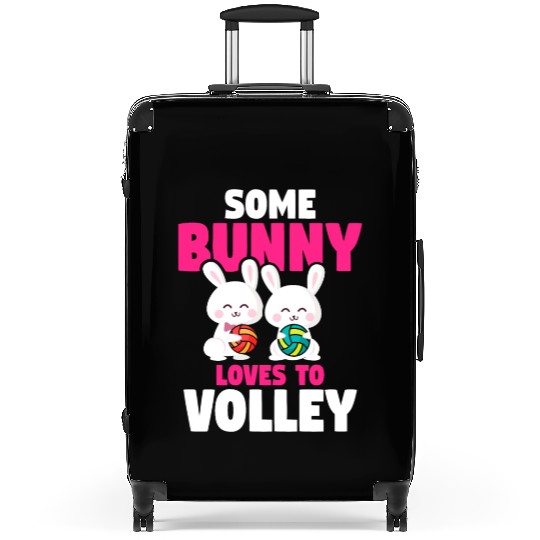 Easter Volleyball Bunny Holiday Rabbit Sport Suitcases