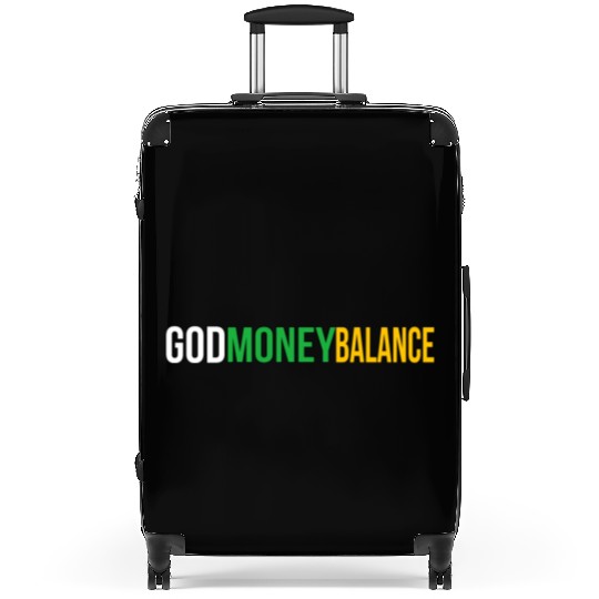 GOD MONEY BALANCE TRADE MARK COLORS Suitcases