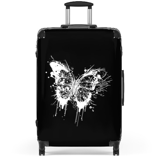 Tattoo Ink Splash Butterfly Suitcases
