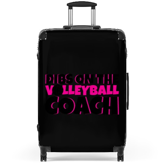 Dibs On The Volleyball Coach 4 Suitcases
