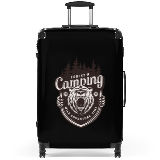 FOREST CAMPING WILD ADVENTURE TIME Suitcases