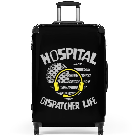 Dispatcher Us Flag Suitcases