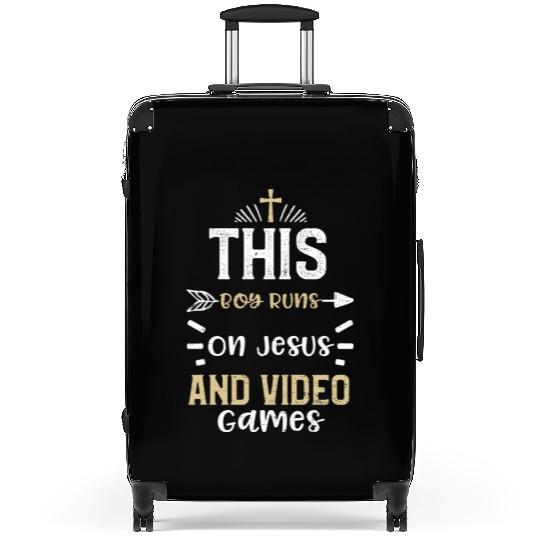 This Boy Runs On Jesus And Video... Suitcases