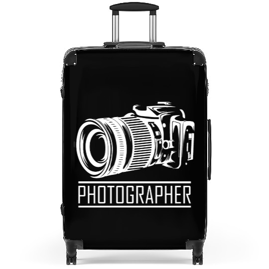 Funny Camera photography quote gift Suitcases