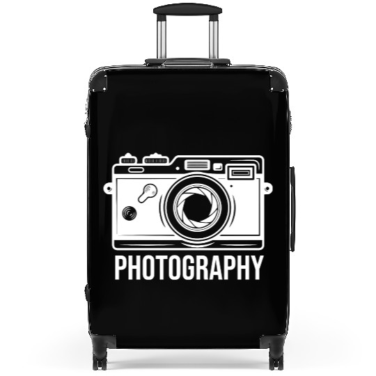 Funny Camera photography quote gift Suitcases
