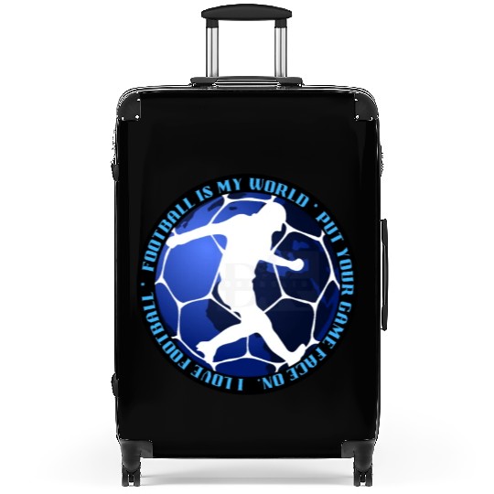I Love Football Suitcases