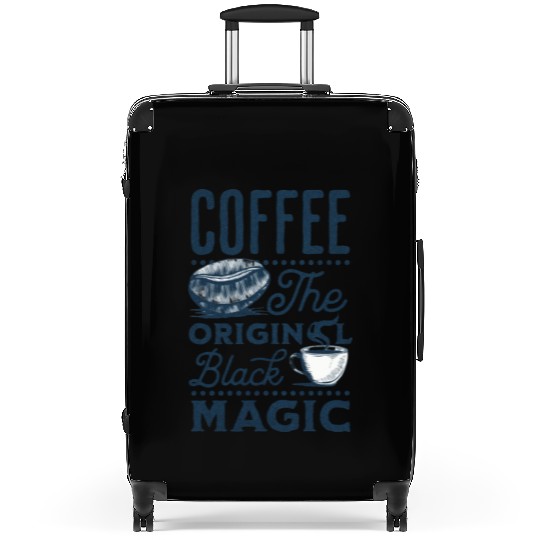 Coffee is the original Black Magic Suitcases