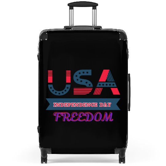 Pride Gift For Lovers USA Independence Day Suitcases