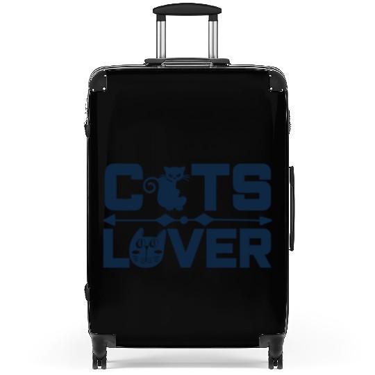 Crazy for Cats: Cute and Casual Cat Lover Top Suitcases